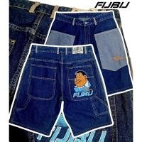 ราคา FUBU กางเกงยีนส์แฟชั่นสเก็ต งานยีนส์ปักลายกระเป๋าหลัง เอว 30-38 (41600089881)