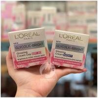 ราคา L'OREAL PARIS Glycolic Bright Instant Glowing 50 ml #Day Cream SPF30 ,#Night Cream (42368085750)