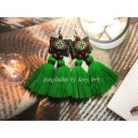 ราคา ต่างหูพื้นเมืองต่างหูแฮนด์เมดโบฮีเมี่ยน (8311333589)