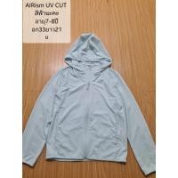 ราคา เสื้อแจ็คเก็ตUniqlo AIRism UV CUT ของเด็กสีฟ้า (24696481403)