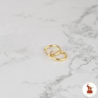 ราคา ต่างหูทองคำแท้ 0.6 กรัม ทองคำแท้ 96.5% รวมลายแฟชั่นและห่วงกลม ทองแท้ ขายได้ จำนำได้ มีใบรับประกัน (26928059082)