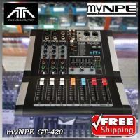 ราคา MYNPE GT-420 POWERMIX USB/BT เพาเวอร์มิก มิกซ์ มิกเซอร์ เครื่องเสียง ตัวปรับแต่งเสียง POWERMIX GT-420 (9812267655)