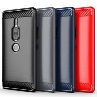 ราคา ปลอกแปรงคาร์บอน Sony Xperia XA1 XA2 Plus / Ultra Sony Xperia XZ3 XZ1 XZ2 Compact / Premium Soft Phone Case Cover (43766727193)