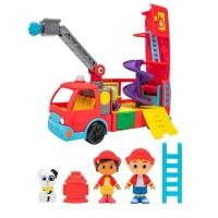 ราคา รถ ของเล่น CoComelon Deluxe Transforming Fire Truck Bus รถดับเพลิงขนาดใหญ่นำเข้าจาก แบบ2 in 1 (24760666988)