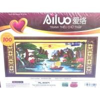 ราคา Ailuo AL5371 ภาพวาดปักครอสติชภูมิทัศน์ (53304366627)