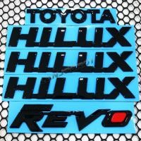 ราคา สีดำเงา 1 ชุด (5 ชิ้น) ป้ายโลโก้ ตัวนูน V.2 แต่งรอบคัน สำหรับ Toyota Hilux REVO โตโยต้า ไฮลักซ์ รีโว่ (55805999860)