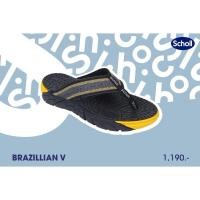 ราคา [มือสอง] Scholl รุ่น บราซิลเลี่ยน V สีดำเหลือง เบอร์ 43 (ไม่มีกล่อง) (24872734481)