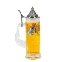 ราคา ฝาแก้วเบียร์แก้วเบียร์แก้วเบียร์สไตล์เยอรมันร้อนขายแก้วเบียร์สไตล์ยุโรปกับ ZJQJ (46055835999)