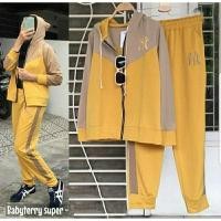 ราคา MFNISKA jacket SET / กางเกงวิ่งออกกําลังกายกีฬายาวของผู้หญิงล่าสุด (7187189405)