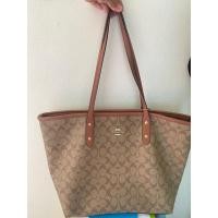 ราคา coach tote สีน้ำตาลลายซี (18688945221)