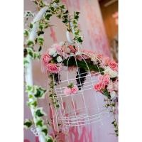 ราคา เสาเหล็กดัดแขวนกระเช้าดอกไม้ ซุ้มดอกไม้ประดิษฐ์ ซุ้มดอกไม้แต่งงาน (2เสา) มือสอง สภาพ 80% ใช้ครั้งเดียว พร้อมส่ง (16670587335)