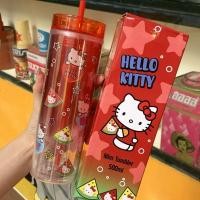 ราคา น่ารัก สวัสดี คิตตี้ ถ้วยฟางสาวฤดูร้อนนมถ้วยกาแฟความจุขนาดใหญ่นักเรียนแฟชั่นถ้วยน้ําที่มีฝาปิดหนาสาว (48255986591)