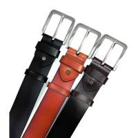 ราคา Chinatown leather เข็มขัดหนังวัวแท้ สีดำ 1.3 นิ้ว ดำ น้ำตาล แทน (840742758)