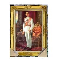 ราคา รูปในหลวงรัชกาลที่8พร้อมกรอบหลุยส์สีทองพ่น/กรอบทอง (43016899554)