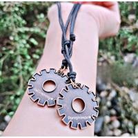 ราคา สร้อยเชือกจี้เฟืองสลักชื่อ (40123065739)