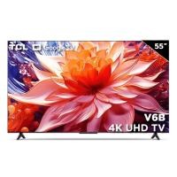 ราคา GlobalHouse TCL UHD Google TV ขนาด 55 นิ้ว รุ่น 55V6B สีดำ สินค้าของแท้คุณภาพดี (26681820460)