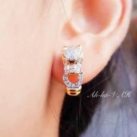 ราคา ต่างหูเสือ Cartier Leopard earrings (18812151943)