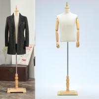 ราคา หุ่นสูท หุ่นโชว์เสื้อผ้าผู้ชาย แขนไม้แท้ ฐานไม้แท้ (23734813031)