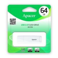 ราคา Apacer AH336 USB2.0 แฟลชไดร์ฟ 64GB สีขาว (Apacer AP64GAH336W-1) (5732107870)