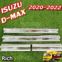 ราคา ชายบันได All new ISUZU D-max 2020-2022 กันรอยบันไดสแตนเลส 4 ประตู LA (25980458264)