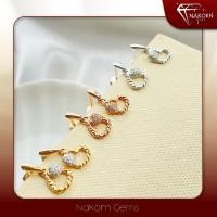 ราคา นคร เจมส์ ต่างหูเพชรแท้ ทองคำแท้14K(ทอง58.5%)ต่างหูหัวใจฝังเพชร ต่างหูหัวใจเพชรแท้ ขายได้ จำนำได้ พร้อมใบรับประกันสินค้า (10611474090)