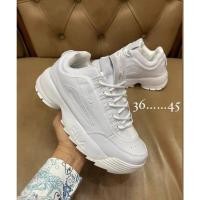 ราคา New รองเท้าผ้าใบ Fi.la Disruptor Chunky (36-45EU) มี 5 รองเท้าเสริมส้น พร้อมส่ง สวยแท้100% V87B014 (22256376745)