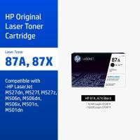 ราคา [ส่งด่วน] ตลับหมึกHP 87A / 87X | หมึกปริ้นเตอร์เลเซอร์ สีดำ Original LaserJet Toner Cartridge (1638721870)