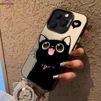 ราคา น่ารักแมวดําสําหรับvivo V30 V29 V27 V40 Pro Lite V30E V29E V27E V25 V25E V23 V23E V20 S1 Pro X100 Y91 Y95 Y93 เคสโทรศัพท์กันกระแทกสีสองชั้นฝาครอบ (29316207513)