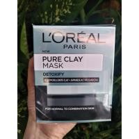 ราคา แท้ ผลิต 2019 ลอรีอัล ปารีส เพียว เคลย์ มาส์ก ดีท็อกซิฟาย L'oreal pure clay mask detoxify 50g. (6707386735)