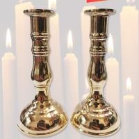 ราคา ของไหว้เชิงเทียนผอม ขนาด4นิ้ว ขาเทียนทองเหลือง เส้นผ่าศูนย์กลางใส่เทียน 1.3 ซม. เชิงเทียนทองเหลือง แข็งแรง ทนทาน (22888025191)