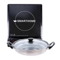 ราคา Smarthome เตาแม่เหล็กไฟฟ้า 1200W พร้อมหม้อและฝาแก้ว รุ่น WPA-2009 (56655919967)