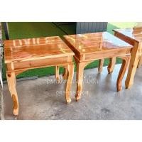 ราคา โต๊ะขาสิงห์ไม้สักแท้ทุกชิ้น (19371807086)