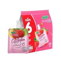 ราคา เจเล่บิวตี้ เยลลี่คาราจีแนน ผสมคอลลาเจน วิตามินซี และน้ำผลไม้รวม 15% กลิ่นสตรอว์เบอร์รี่ 140 กรัม ( 6 ซอง ) (25014662989)