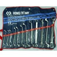 ราคา KINGTONY 1712MR ประแจแหวนคอ 75' ชุด 12 ตัว (7147408739)