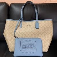 ราคา Coach Tote กลับด้าน มือสอง ของแท้ % ไม่มีตำหนิ (7538859429)