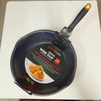 ราคา 341. ZENZECOOK SARA WOK PAN กระทะเคลือบหินอ่อน กระทะด้าม สามารถใช้กับเตาแม่เหล็กไฟฟ้าได้ (40754504327)