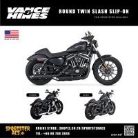 ราคา **ฟรีส่งผ่อน0%** Vance & Hines 3" TWIN SLASH SLIP ON สลิปออน ปลายท่อ สำหรับ Sportster V&H (4161074666)