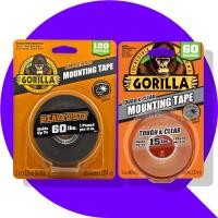 ราคา Gorilla Heavy Duty Double Sided Mounting Tape สีดํา / ใส (52555743795)