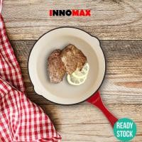 ราคา Innomax กระทะเหล็กหล่อเคลือบด้ามยาวปลอดสารเคมี Kuali 16 ซม./20 ซม./25 ซม. (27640117537)