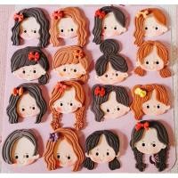 ราคา น้ำตาลแต่งเค้กหน้าผู้หญิง1ชิ้น ขนาด5-5.5เซน (28884844180)