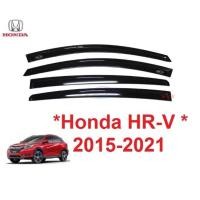 ราคา คิ้วกันสาด Honda HR-V HRV 2015 - 2021 สีดำ กันฝน กันลม ฮอนด้า เอชอาร์วี กันสาด กันสาดประตู กันสาดรถยนต์ (18445835045)