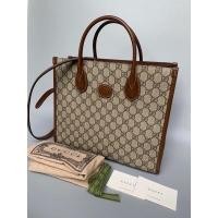 ราคา สินค้าพร้อมส่ง NewGucci GG Supreme Small Tote มีสายยาว ขนาด 12.2 x 10.4 x 5.5 นิ้ว สวย เรียบ หรู ราคาดีมากก (21344592674)