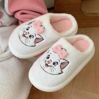 ราคา สลิปเปอร์ แมวมารี Slipper Marie รองเท้าใส่ในบ้าน ขนนุ่ม น่ารัก ใส่สบาย สไตล์เกาหลี (44363165707)
