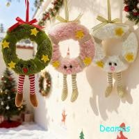 ราคา การ์ตูนต้นคริสต์มาสตุ๊กตาเครื่องประดับ Xmas ตุ๊กตาพวงหรีดสีเขียวจี้ต้นคริสต์มาสแขวนตุ๊กตาตกแต่ง (55602216840)