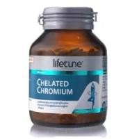 ราคา Lifetune Chelated Chromium ไลฟทูน คีเลต โครเมี่ยม 100มก. (90 เม็ด) 1 ขวด (1005490934)