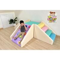 ราคา ของเล่นปีนป่ายเสริมพัฒนาการ บันได สไลเดอร์ ปีนป่าย อุโมงค์ เลือกสีได้ ส่งฟรี (25070590561)