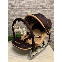 ราคา เปลโยก ยอดนิยม สีน้ำตาลลายจุด ยี่ห้อ KATOJI Baby นำเข้าจากญี่ปุ่น พร้อมโมบาย (9353540253)