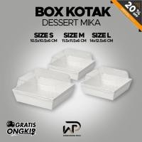 ราคา กล่องไมกาขนมเค้กมินิ | กล่องเค้กโรลโดนัทนม | กล่องกระดาษ กล่องขนมปัง บราวนี่เค้กเบอร์เกอร์ สลัดโมจิ | บรรจุภัณฑ์กล่องพลาสติกพรีเมี่ยม (55204988146)