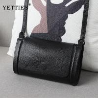 ราคา YETTIES วินเทจธรรมชาติหนังผู้หญิง ค โรสบอดี กระเป๋าจริงหนังแท้กระเป๋าสะพาย (43150603912)