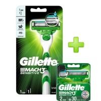 ราคา Gillette Mach3 Turbo Sensitive + Gillette Mach3 Turbo Sensitive Blade (Pack2) สุดคุ้ม ของแท้ ของใหม่ (9883458495)